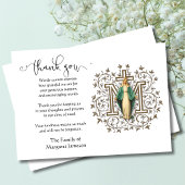 Maagd Maria Katholiek Dank u wel Condolence Bedankkaart