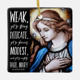 Maagd Maria Katholieke Kerst Ornament