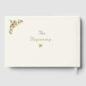 Maagd Maria Katholieke Sepia bruiloft Gastenboek (Achterkant)