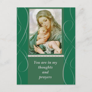 Maagd Maria met Baby Jesus Briefkaart