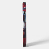 Maagd Maria met Baby Jesus en rode cherubs Case-Mate iPhone Case (Achterkant / Links)