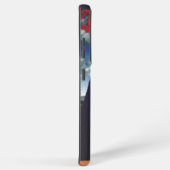 Maagd Maria met Baby Jesus en rode cherubs Samsung Galaxy Hoesje (Rechterkant)