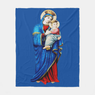 Maagd Maria met Baby Jesus Fleece Deken