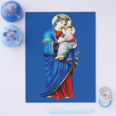 Maagd Maria met Baby Jesus Flyer (Enkel)