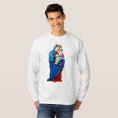 Maagd Maria met Baby Jesus T-shirt (Voorkant volledig)