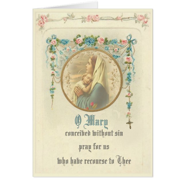  Maagd Maria met Baby Jezus (Voorkant)