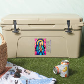 Maagd Maria met gebed Multi Size Window Sticker (Koeler)