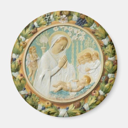 Maagd Maria met Jezus Magneet (Voorkant)