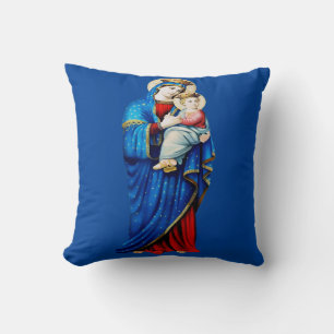 Maagd Maria met kindje Jezus Kussen