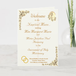 Maagd Maria Sepia Katholieke Trouwprogramma Programma