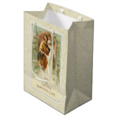 Maagd Maria & St. Joseph Bruiloft Katholiek Medium Cadeauzakje (Voorkant Gekanteld)