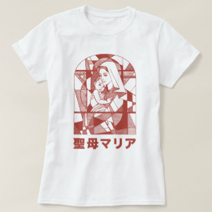 Maagd Maria Traditionele Katholieke Godmother T-shirt