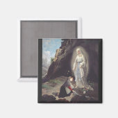 Maagd Maria van Lourdes Magneet (Voorkant / Achterkant)