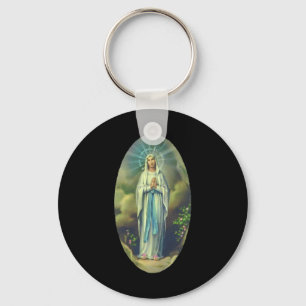 Maagd Maria van Lourdes Onze-Lieve-Vrouw Christeli Sleutelhanger