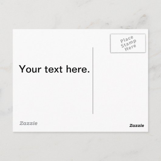 Maagd Maria zonder blozen - Moeder van God Briefkaart (Achterkant)