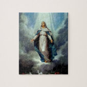 Maagd Maria zonder blozen - Moeder van God Legpuzzel (Verticaal)