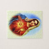 Maagd Maria zonder blozen - Moeder van God Legpuzzel (Horizontaal)