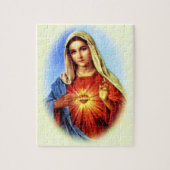 Maagd Maria zonder blozen - Moeder van God Legpuzzel (Verticaal)