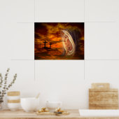 Maagd Maria zonder blozen - Moeder van God Poster (Keuken)