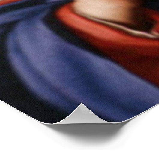 Maagd Maria zonder blozen - Moeder van God Poster (Hoek)