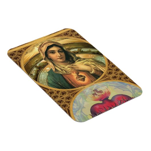 Maagd Mary en het heilige hart van Jezus Magneet (Rechterzijde)