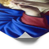 Maagd Mary in het poster van Prayer (Hoek)