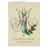 Maagd Mary Jesus Lamb Religieuze Katholieke Nun (Voorkant)