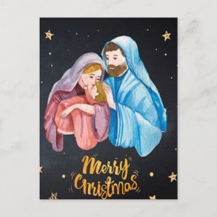 Maagd Mary Jesus Natitivity Kerstmis Briefkaart