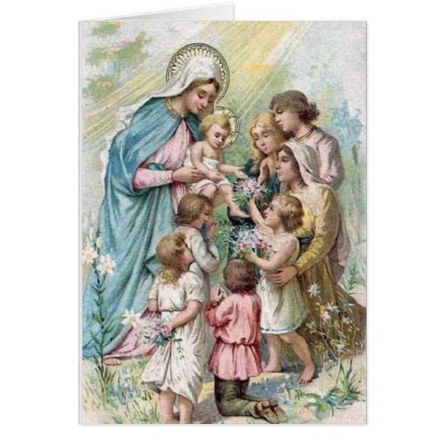  Maagd Mary Jezus Religieuze (Voorkant)