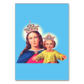 Maagd Mary koningin met Jezus Kaart (Voorkant)