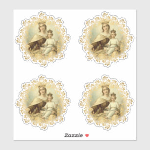 Maagd Mary Mount Carmel Jesus Religieuze Vinyl Sticker