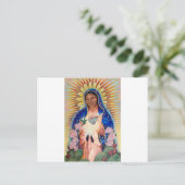 Maagd Mary - Onze dame van Guadalupe Briefkaart (Staand voorkant)