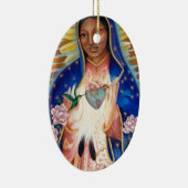 Maagd Mary - Onze dame van Guadalupe Keramisch Ornament (Rechts)