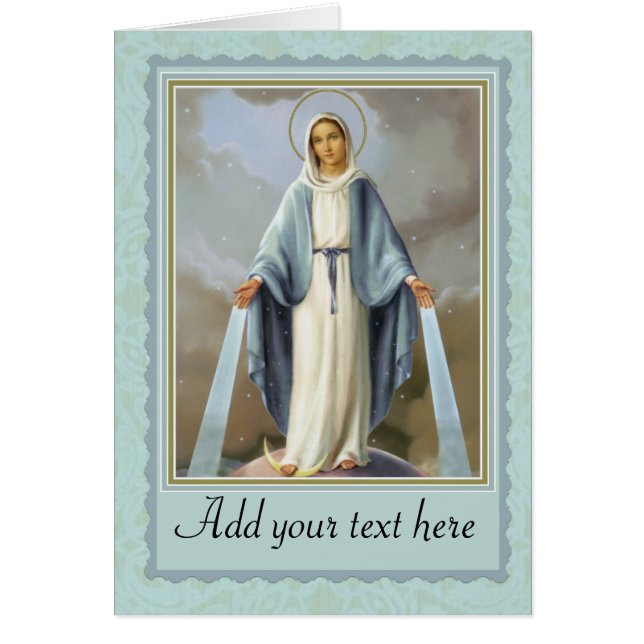 Maagd Mary Onze Lieve Vrouwe van Grace (Voorkant)