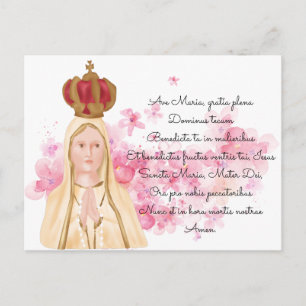 Maagd Mary - Onze Vrouwe Vatima - Christelijk Briefkaart