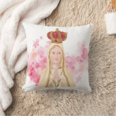 Maagd Mary - Onze Vrouwe Vatima - Christelijk Kussen (Deken)