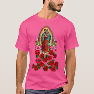 Maagd Mary Our Lady of Guadalupe katholieke Saint T-shirt