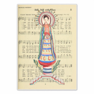  Maagd Mary Our Lady of Light Folk art Sticker