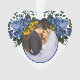 Maagd Mary Religieuze Rozen Foto Lace Ornament