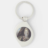 Maagd Mary van Lourdes Sleutelhanger (Voorkant)