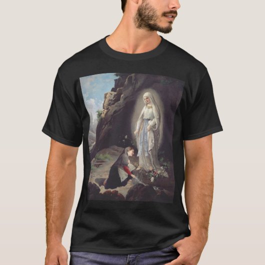 Maagd Mary van Lourdes T-shirt (Voorkant)