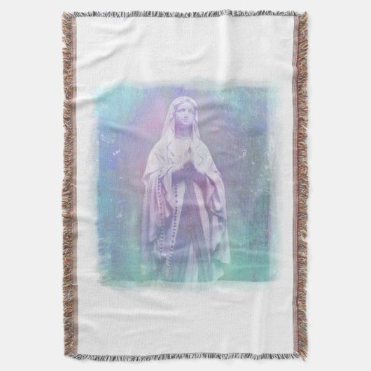 Maagd Mary zonder blote maagd Blanket Deken (Voorkant Verticaal)