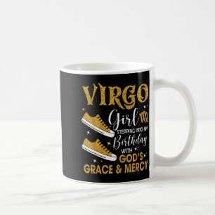 Maagd meisje stapt in Gods genade op mijn verjaard Koffiemok