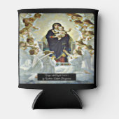 Maagd met Engelen Bouguereau Blikjeskoeler (Voorkant)