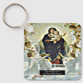 Maagd met Engelen Bouguereau Sleutelhanger