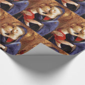 MAAGD MET KIND Kerstmis Cadeaupapier (Hoek)