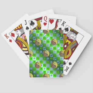 Maagd & Metaal Slang Pokerkaarten