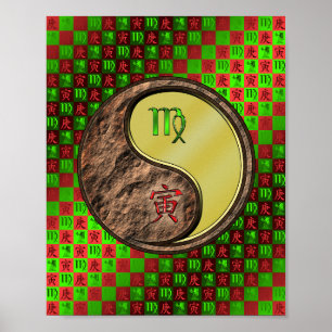 Maagd & Metalen Tijger Poster