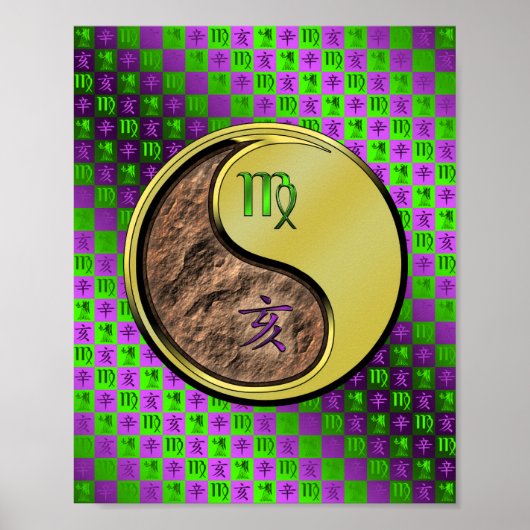 Maagd & Metalen Zwijn Poster (Voorkant)