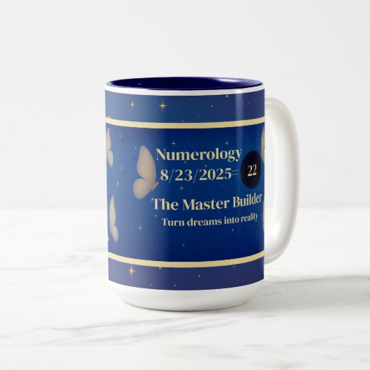 Maagd Nieuwe Maan Vibes Astrologie Mok (Voorkant rechts)